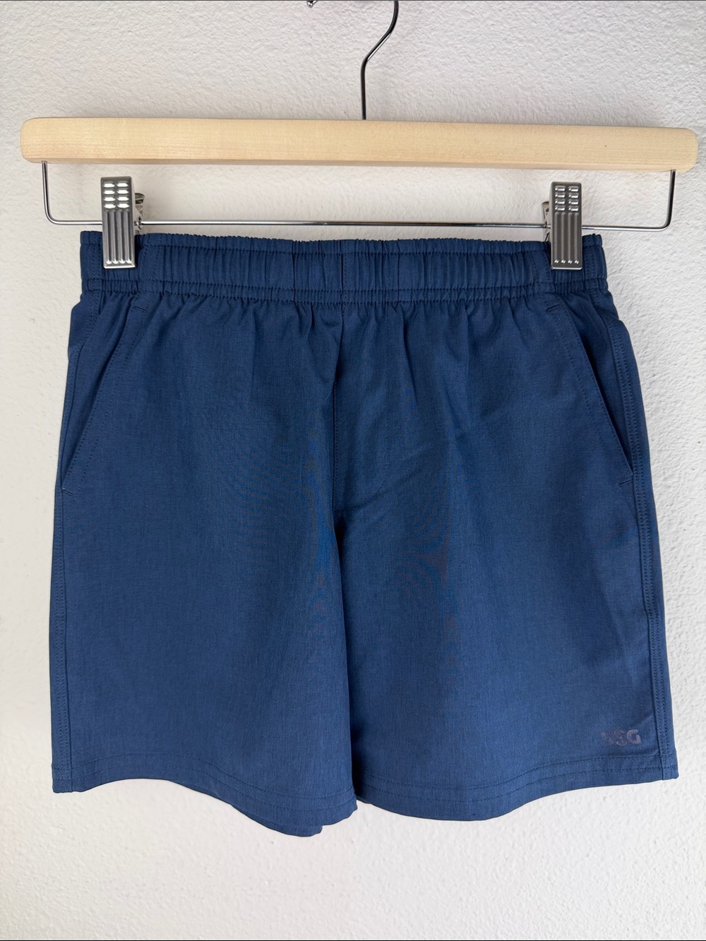 DSG Boys Athletic Agility Shorts Navy Blue XS 6-7